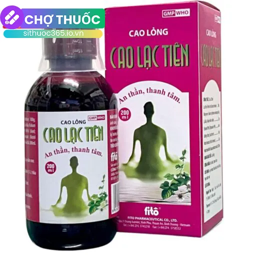 Cao Lạc Tiên Fito Pharma (Chai 200ml)