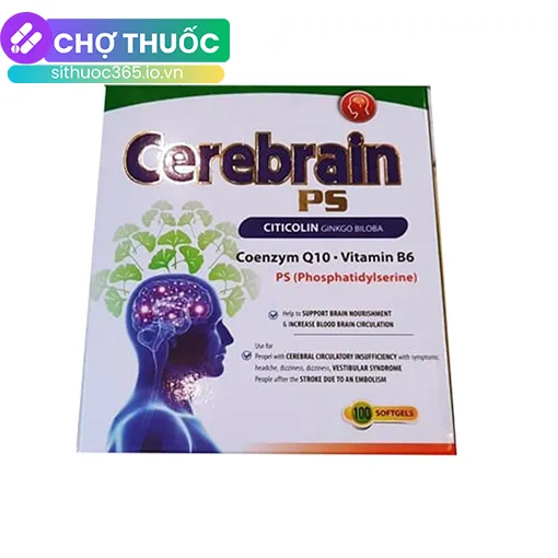 Cerebrain PS Omega-3 (Hộp 100 viên)