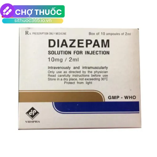 Diazepam 10mg/2ml Vidipha