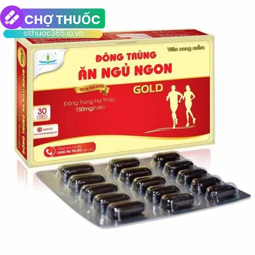 Đông trùng ăn ngủ ngon Gold New Brand ( dạng vỉ )