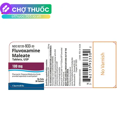 Fluvoxamine 100mg Chartwell