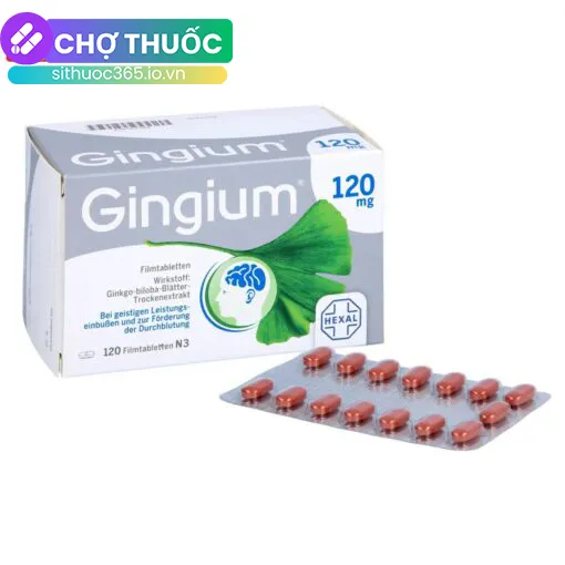 Gingium 120mg Hộp 120 Viên