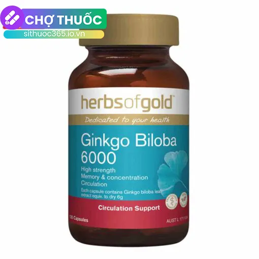 Ginkgo Biloba 6000 Herbsofgold