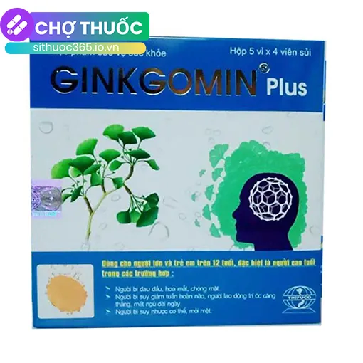 Ginkgomin Plus (Hộp 20 viên)