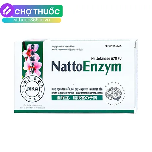 NattoEnzym 670 FU (3 vỉ x 10 viên)