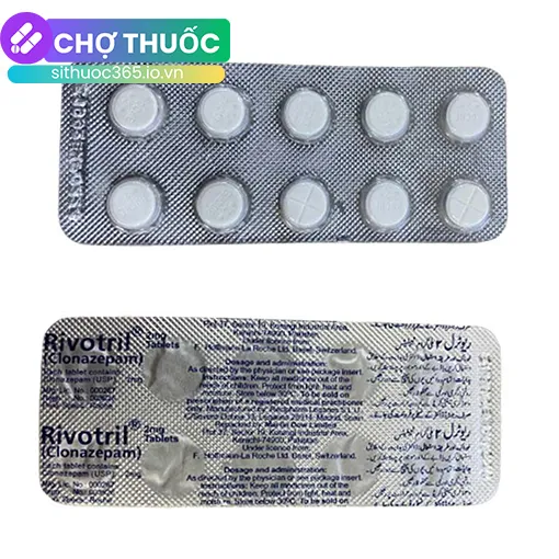 Rivotril (1 vỉ 10 viên)