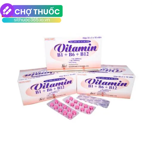 Vitamin B1 + B6 + B12 Khapharco